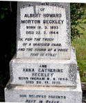 BECKLEY Albert Howard Morton 1893-1944 & Anna Catherine INGRAM 1894-197?