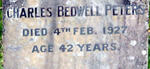 PETERS Charles Bedwell -1927