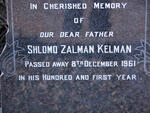 KELMAN Shlomo Zalman -1961
