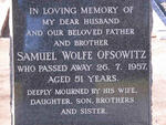 OFSOWITZ Samuel Wolfe -1957 