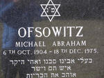 OFSOWITZ Michael Abraham  1904-1975