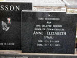 BASSON Anne Elizabeth 1919-1995