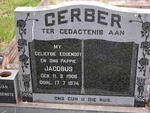 GERBER Jacobus 1906-1974