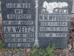 WEITZ A.A. 1893-1951 & M.M. MYBURGH 1894-1970