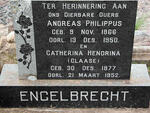 ENGELBRECHT Andreas Philippus 1866-1950 & Catherina Hendrina CLAASE 1877-1952