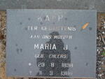 KAPP Maria J. nee EHLERS 1898-1980
