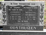OOSTHUIZEN Gerhardus Cornelius 1903-1982 & Eva Magdalena DIEDERICKS 1914-1991