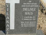 VILAKAZI Thulisile Mavis 1969-2006