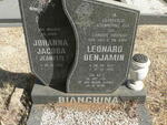 BIANCHINA Leonard Benjamin 1927-1996 & Johanna Jacoba 1932-