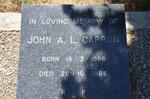CAPRON John A.L. 1896-1966