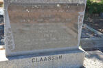 CLAASSEN Piet 1902-1967 & Alice 1902-1962