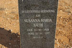 NAUDE Susanna Maria 1926-1997