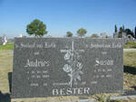 BESTER Andries 1910-1994 & Susan 1919-1993