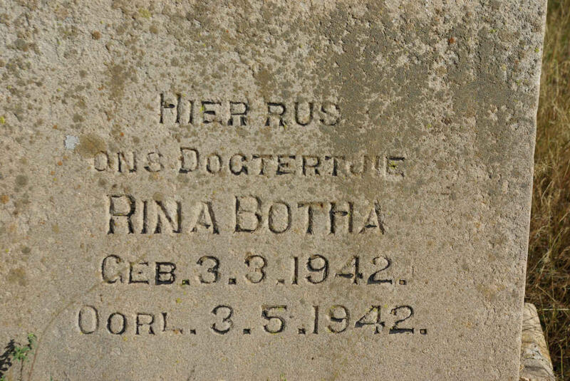 BOTHA Rina 1942-1942