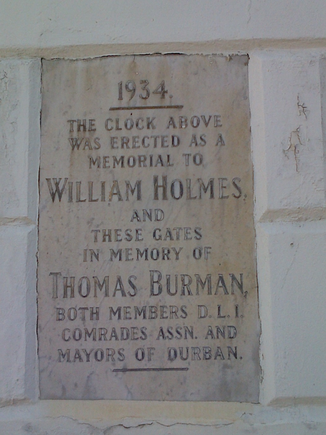 HOLMES William :: BURMAN Thomas