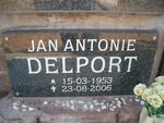 DELPORT Jan Antonie 1953-2006