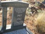 WESTHUIZEN Piet, van der 1957-2013