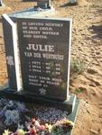 WESTHUIZE Julie, van der 1977-2014