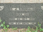 KHUMALO C.J. 1910-1955