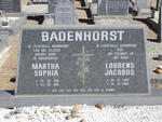 BADENHORST Lourens Jacobus 1899-1948 & Martha Sophia 1912-1998