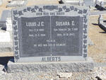ALBERTS Louis J.C. 1880-1964 & Susara C. GROBLER 1881-1943
