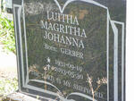 ? Luitha Magritha Johanna nee GERBER 1931-2013