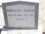 DAUTH Annalize 1967-1967