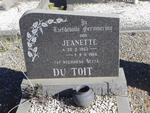 TOIT Jeanette, du 1953-1966