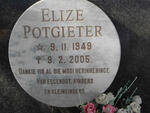 POTGIETER Elize 1949-2005
