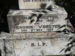 VORSTER Hendrik -1920 & Anna -1920