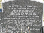 ? Johann Christiaan 1908-1959
