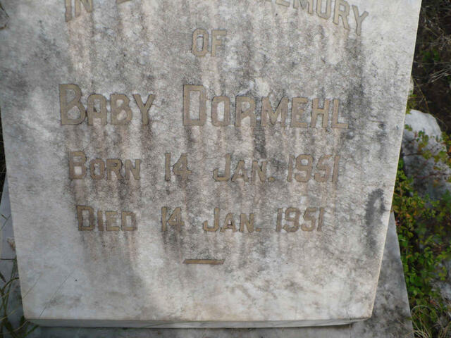 DORMEHL Baby 1951-1951