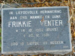 VENTER Frikkie nee BUYS 1903-1981