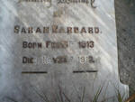 BARNARD Sarah 1913-1913