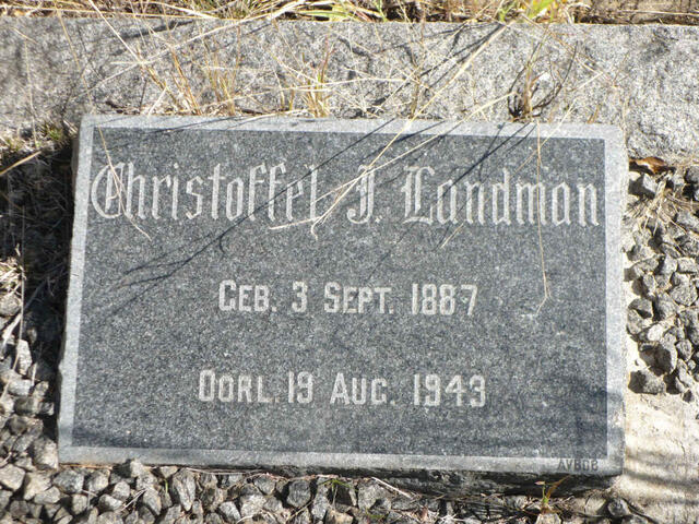 LANDMAN Christoffel J. 1887-1943