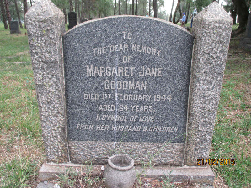 GOODMAN Margaret Jane -1944