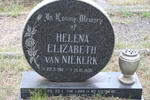 NIEKERK  Helena Elizabeth, van 1911-1958