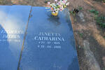 FOURIE Janetta Catharina 1925-2000