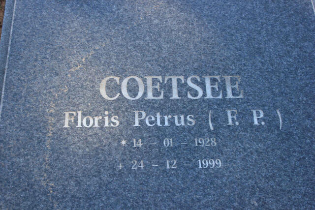 COETSEE Floris Petrus 1928-1999