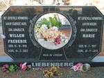 LIEBENBERG Willem Frederik 1919-2003 & Marie 1927-2014