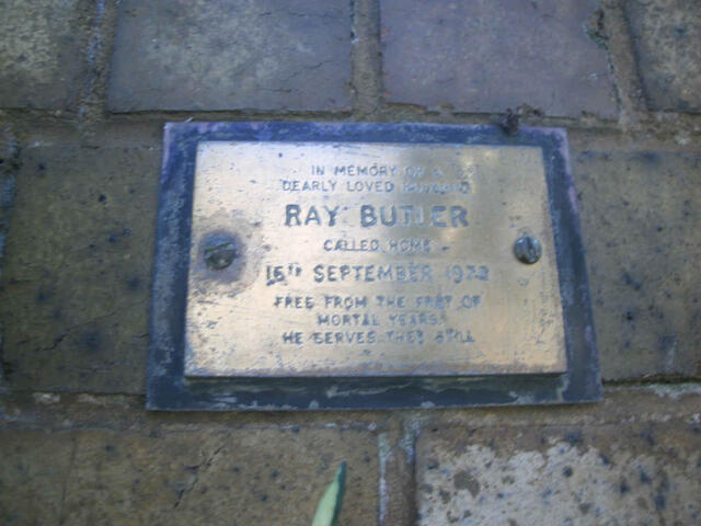 BUTLER Ray -1978