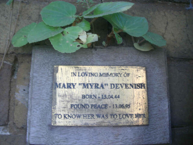 DEVENISH Mary 1944-1995