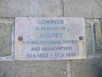 LOWINGS Aubrey 1923-1994