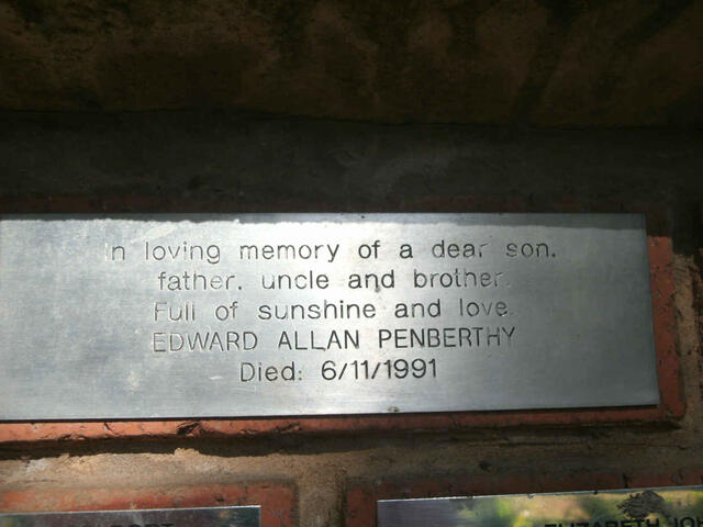 PENBERTHY Edward Allan -1991