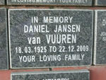 VUUREN Daniel, Jansen van 1925-2009