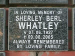 WHATLEY Sherley Berl 1927-2005