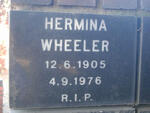 WHEELER Hermina 1905-1976