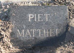 MATTHEE Piet