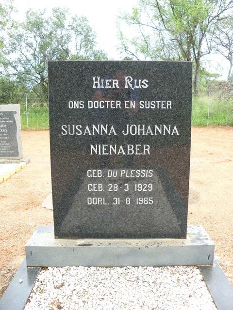 NIENABER Susanna Johanna nee DU PLESSIS 1929-1985