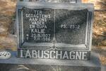 LABUSCHAGNE Kalie 1907-1986